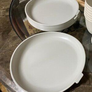 Microwave Dinner Plates (set of 8) - non-breakable & reusable